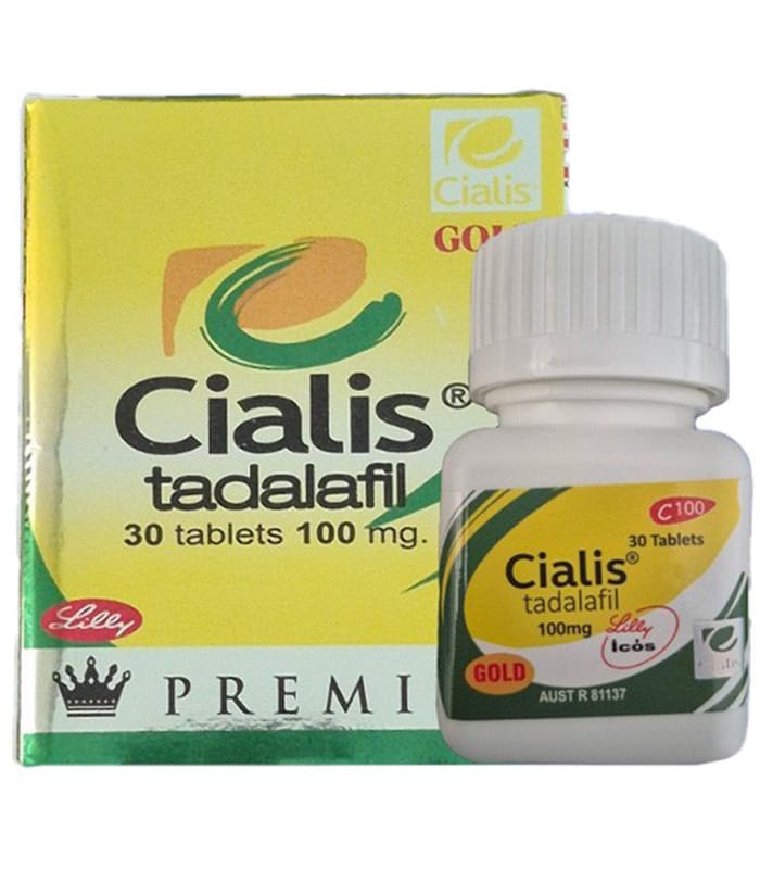 Premium Gold Tadalafil Cialis 100 mg 30 Tablet