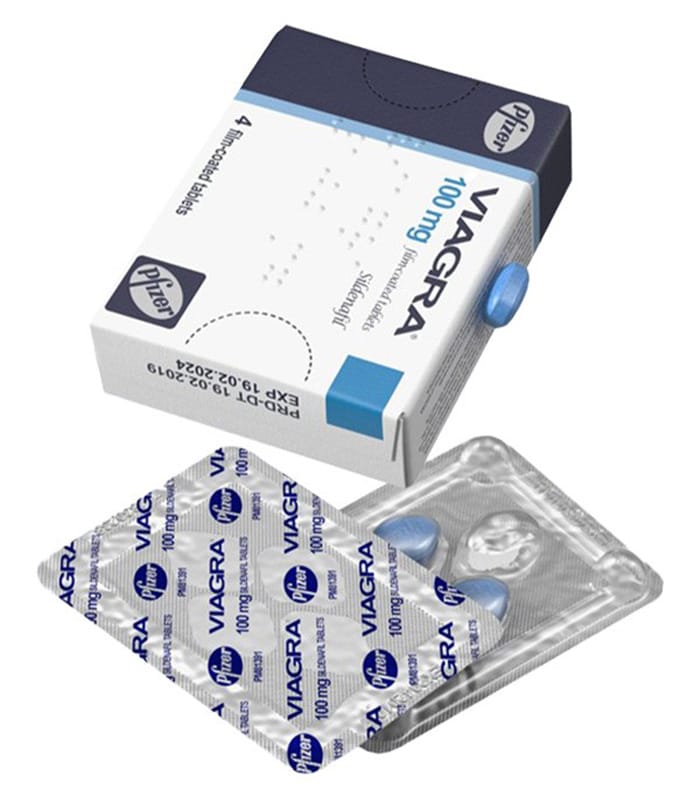 Viagra 100 mg 4 Tablet